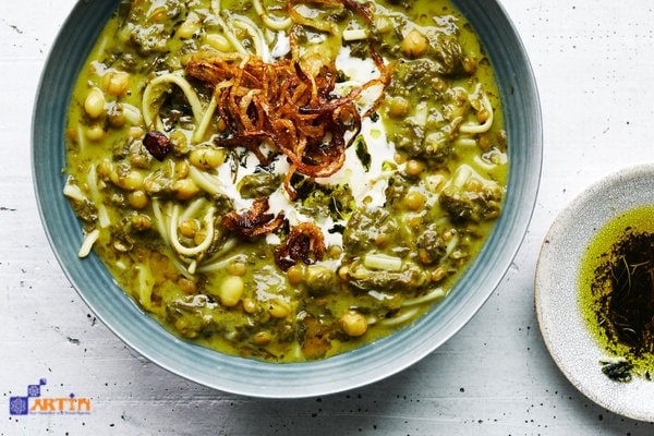 11Ash-e Reshteh Persian herb soup salty delicious