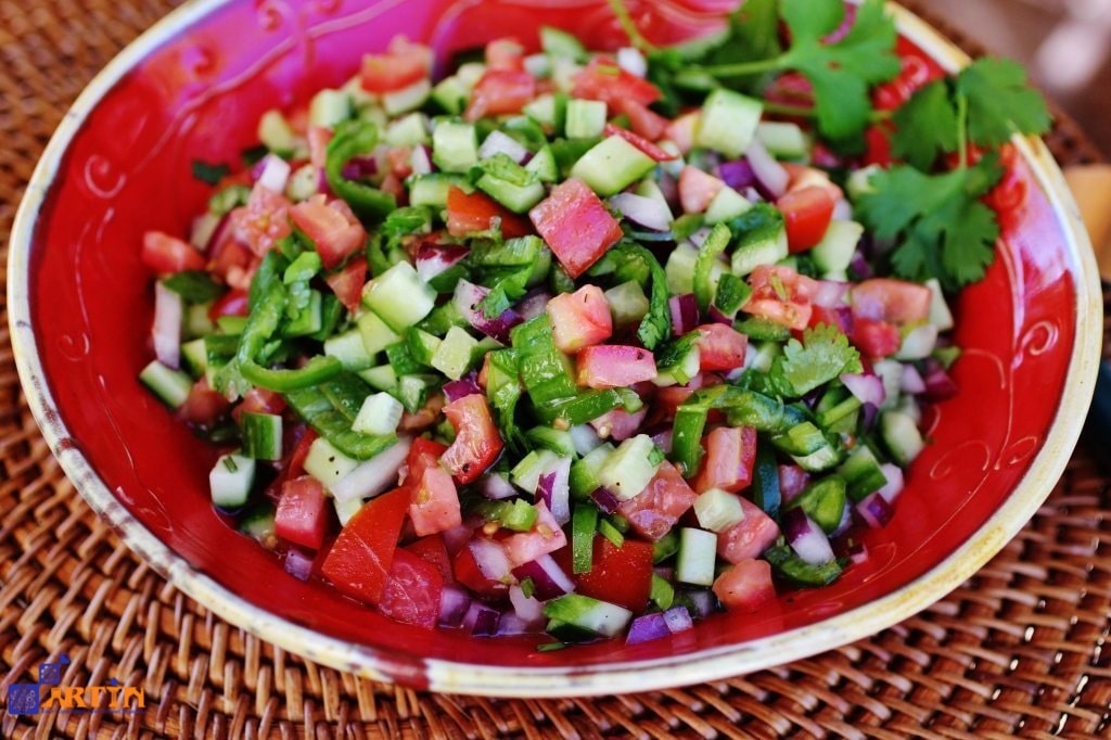 11Salad Shirazi Iranian side dish Artin Travel